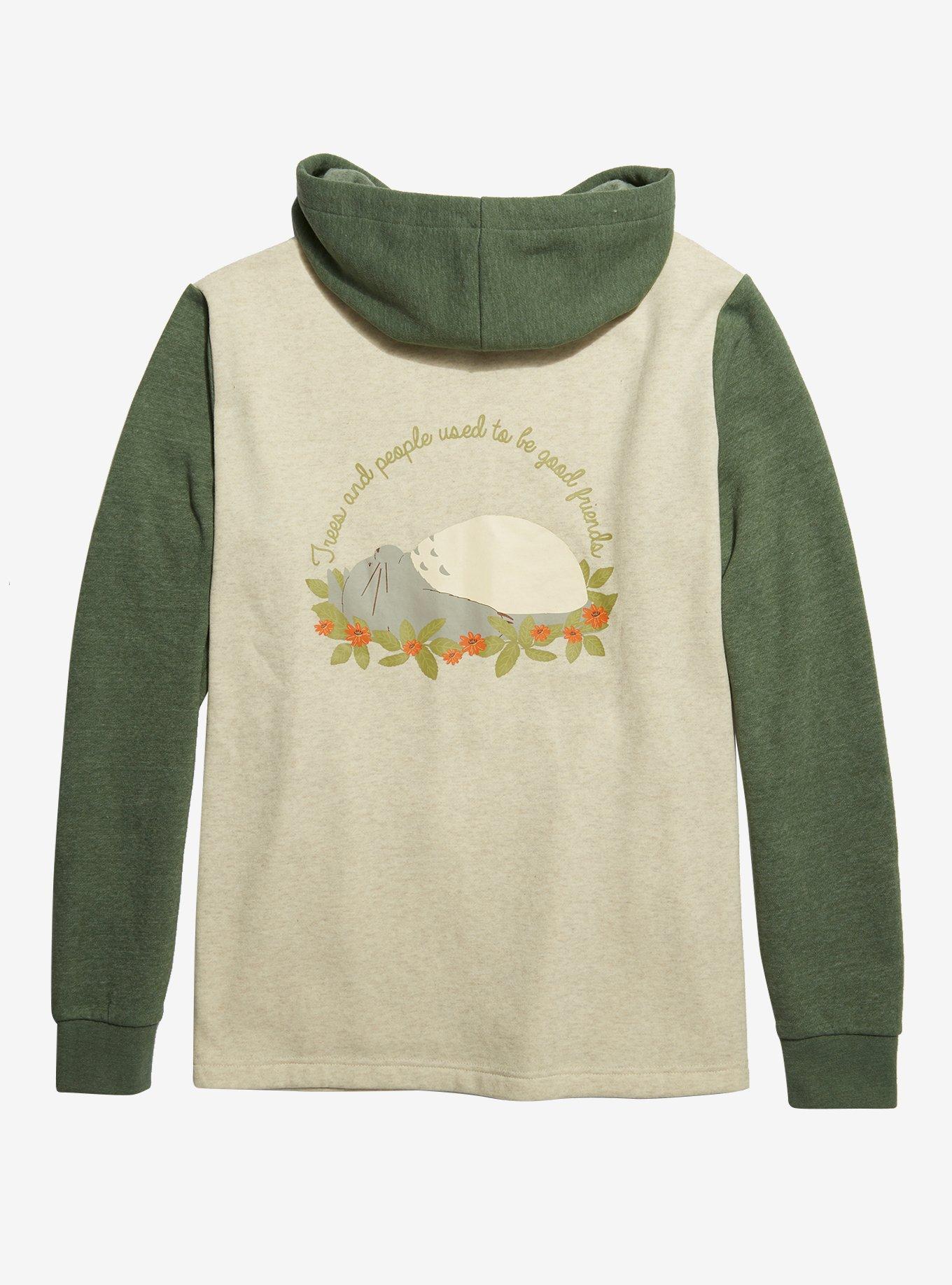 Our Universe Studio Ghibli Earth Day Collection My Neighbor Totoro Totoro Quote Colorblock Hoodie, MULTI, hi-res