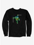 Teenage Mutant Ninja Turtles Pixelated Leonardo Sweatshirt, BLACK, hi-res