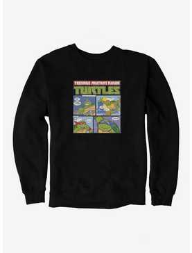 Teenage Mutant Ninja Turtles Comic Strip Group Catchphrases Sweatshirt, , hi-res