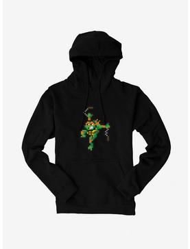 Teenage Mutant Ninja Turtles Pixelated Michelangelo Hoodie, , hi-res