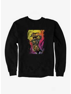 Teenage Mutant Ninja Turtles Rainbow Paint Group Fight Sweatshirt, , hi-res