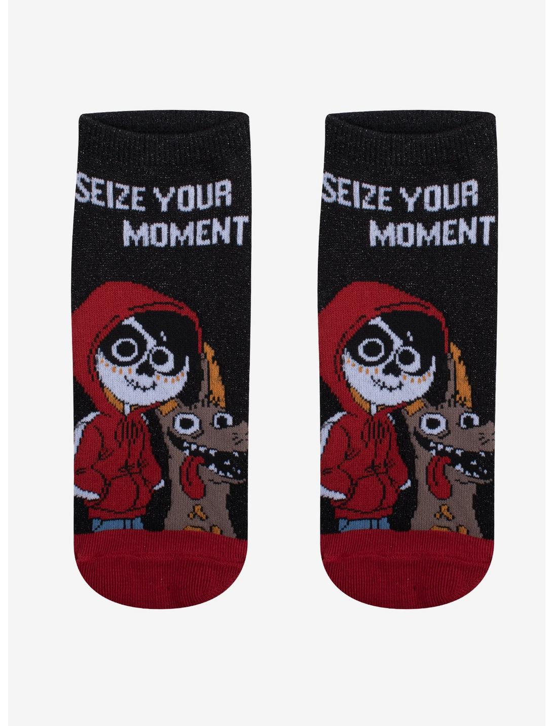 Disney Pixar Coco Seize Your Moment No-Show Socks, , hi-res