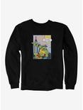 Teenage Mutant Ninja Turtles Comic Box Leonardo Kick Some Shell Sweatshirt, BLACK, hi-res