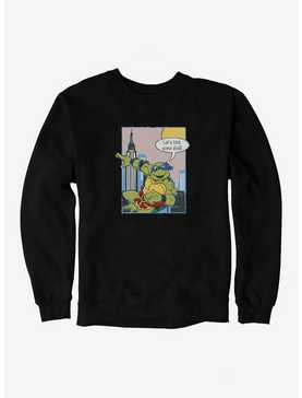 Teenage Mutant Ninja Turtles Comic Box Leonardo Kick Some Shell Sweatshirt, , hi-res