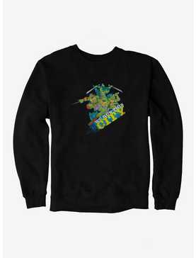 Teenage Mutant Ninja Turtles Group Pose We Run This City Sweatshirt, , hi-res