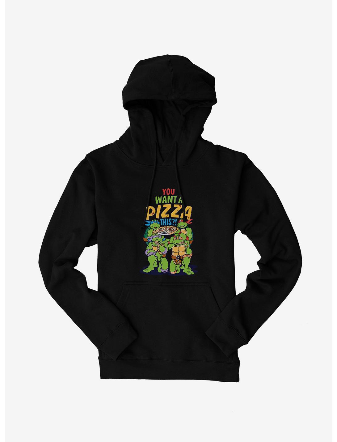 Teenage Mutant Ninja Turtles You Want A Pizza This Group Hoodie, BLACK, hi-res