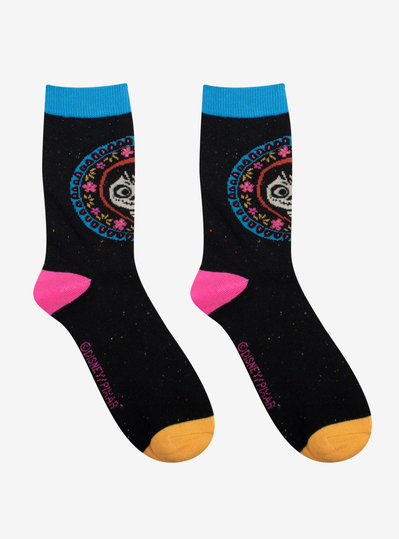 Disney Pixar Coco Miguel Girls Crew Socks, , hi-res