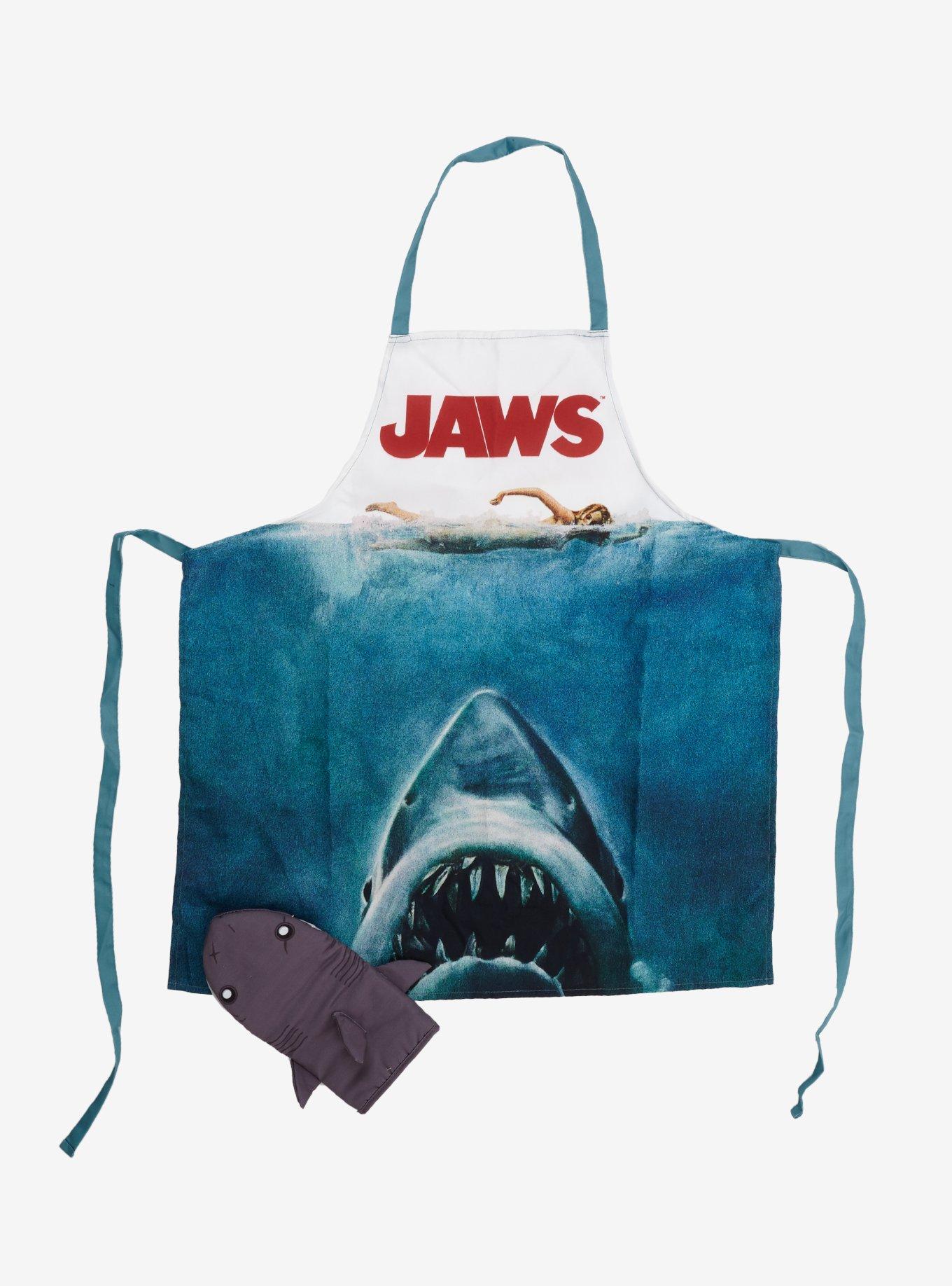 Jaws Apron & Oven Mitt Set, , hi-res