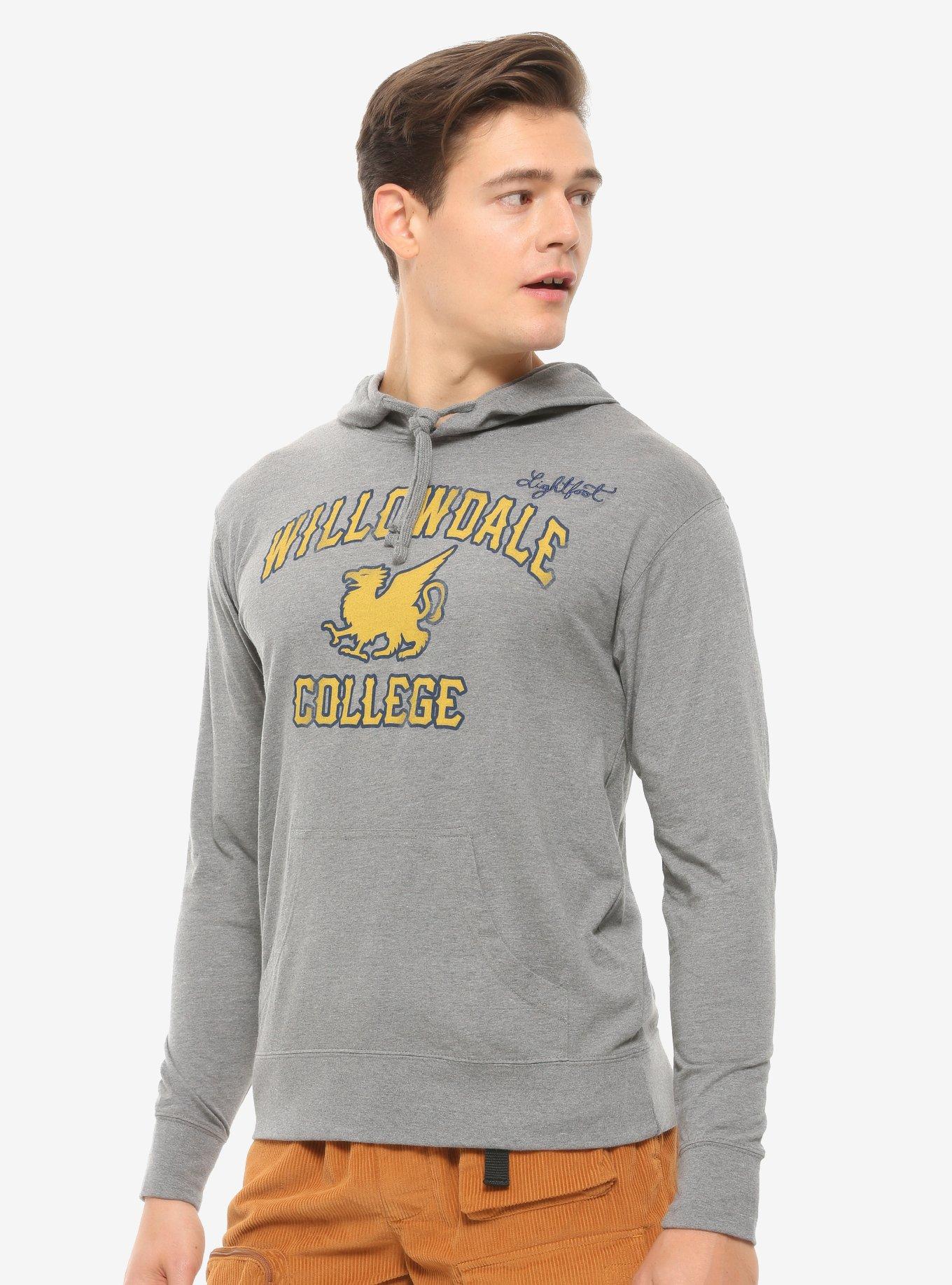 Disney Pixar Onward Willlowdale College Hoodie - BoxLunch Exclusive, YELLOW, hi-res