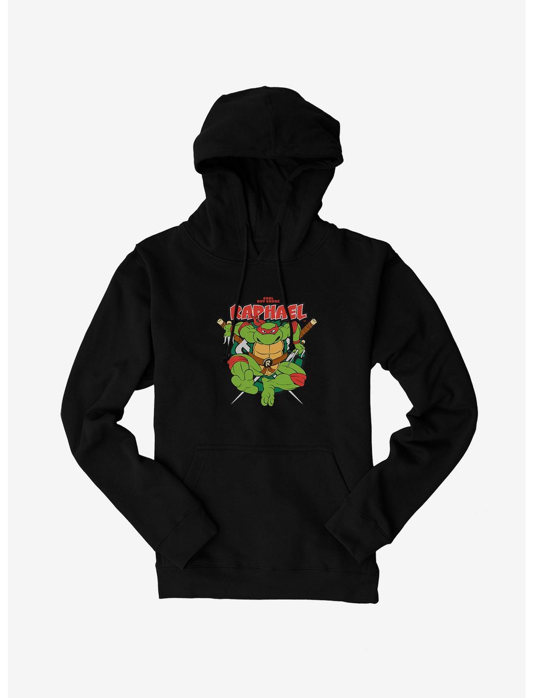 Teenage Mutant Ninja Turtles Raphael Cool But Crude Hoodie, BLACK, hi-res