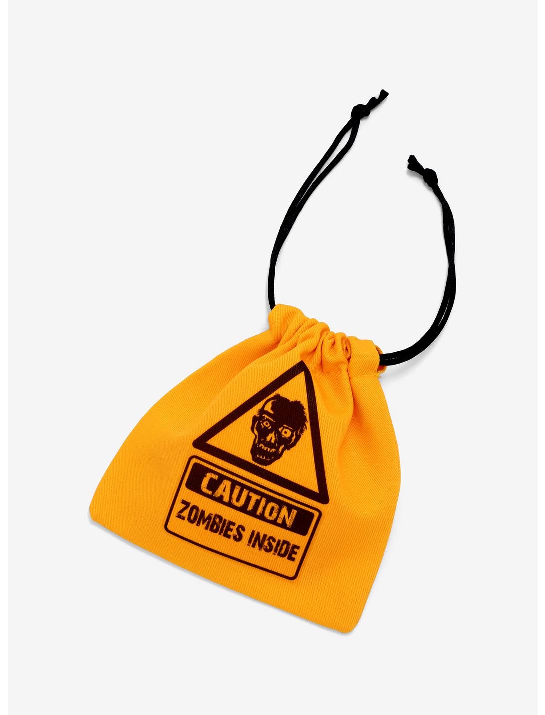 Caution Zombies Dice Bag, , hi-res