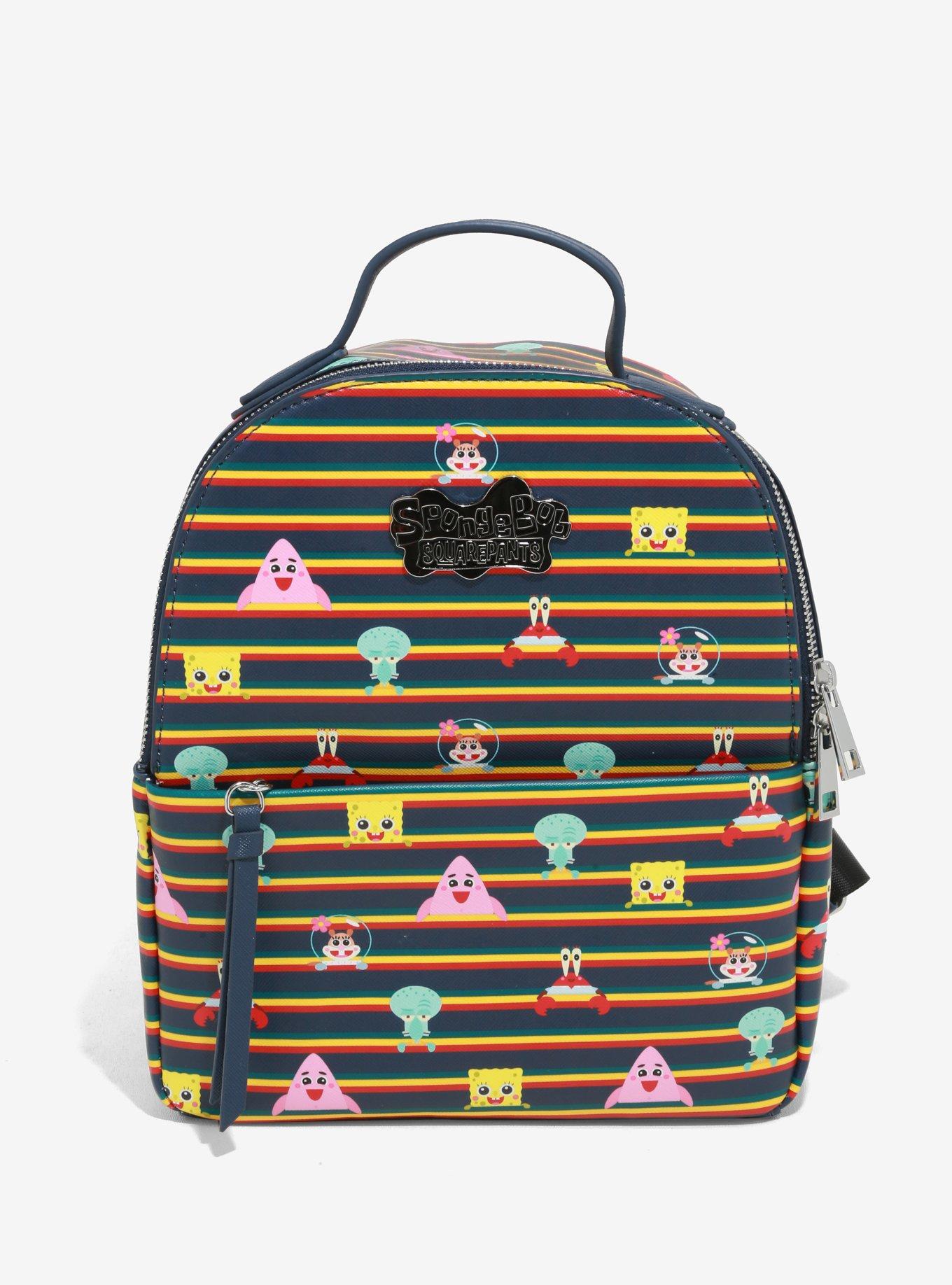 SpongeBob SquarePants Chibi Striped Mini Backpack - BoxLunch Exclusive, , hi-res