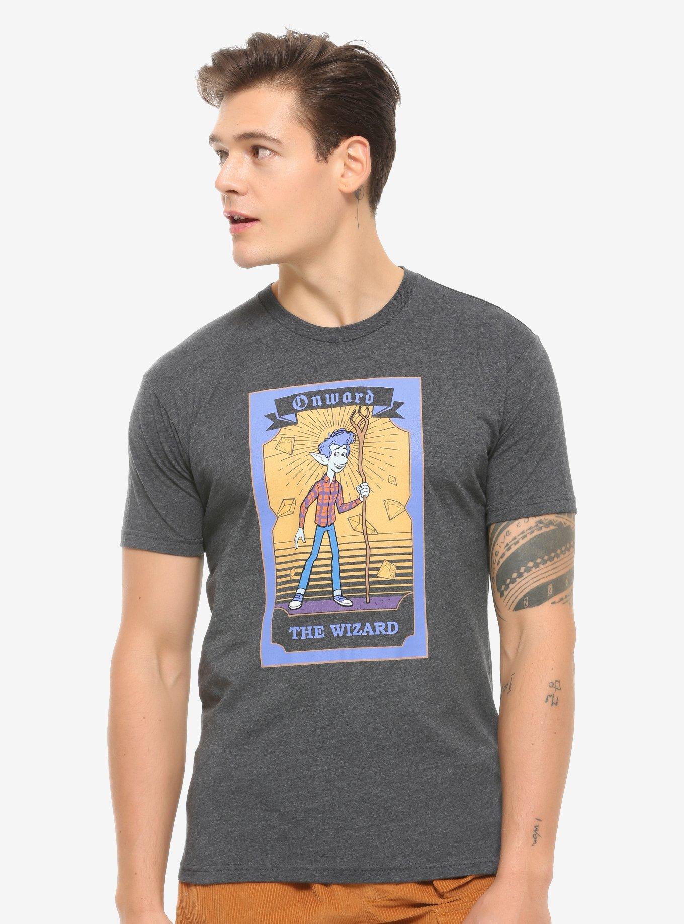 Disney Pixar Onward Iandore Lightfoot The Wizard T-Shirt - BoxLunch Exclusive, BLUE, hi-res
