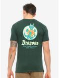 Disney Pixar Onward New Mushroomton High School Dragons T-Shirt - BoxLunch Exclusive, GREEN, hi-res
