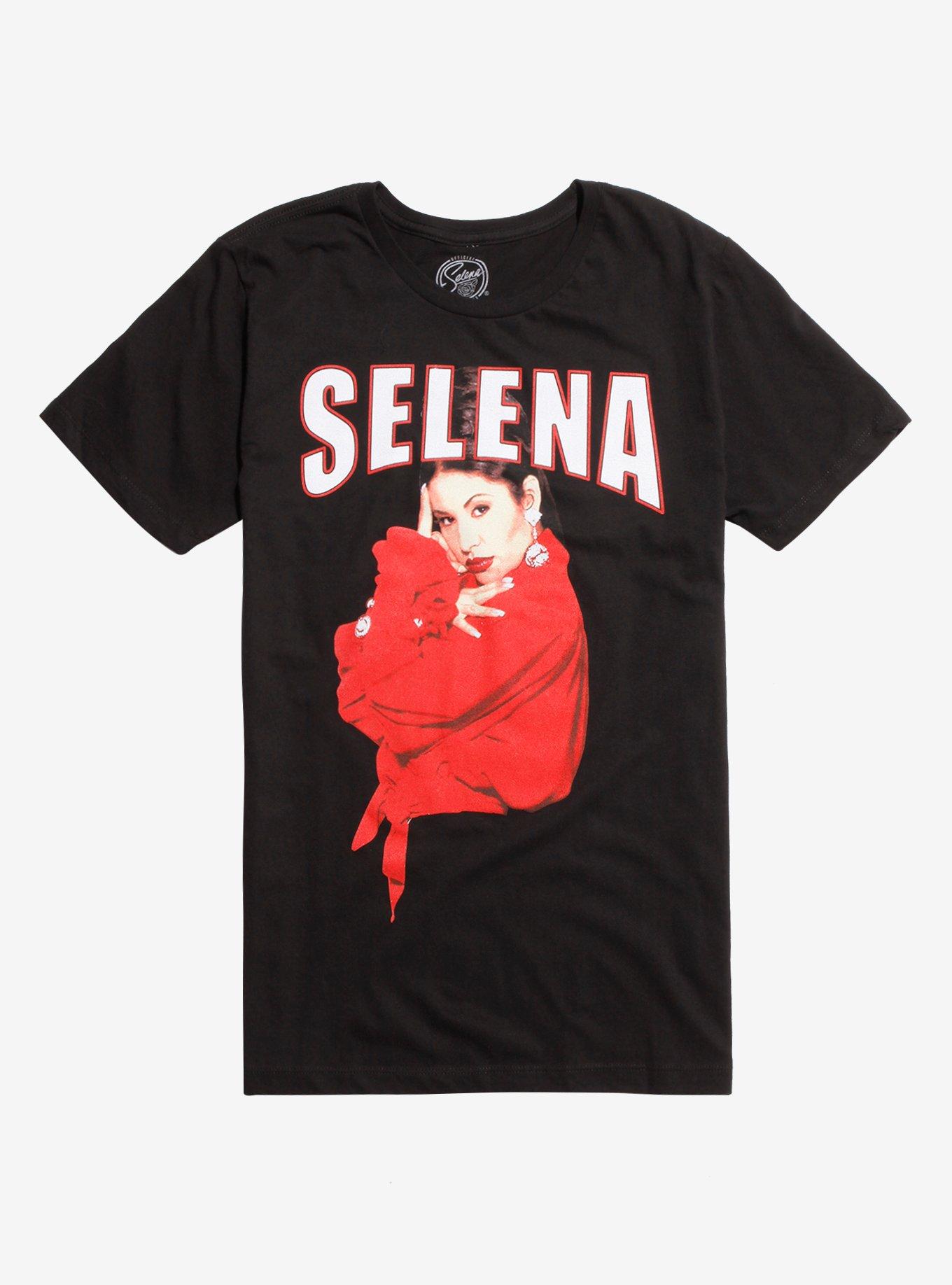 Selena red jacket sales t shirt