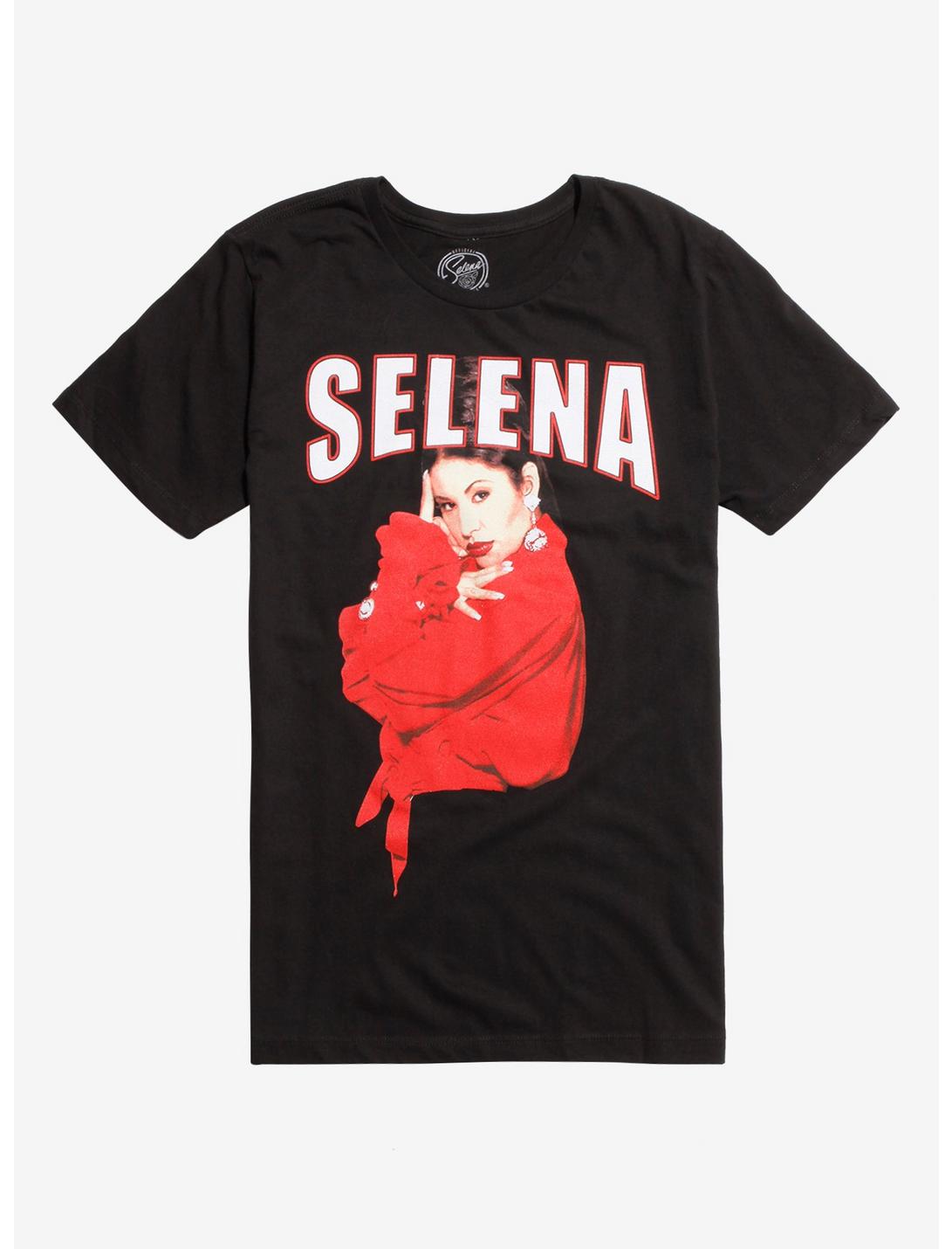 Selena Red Jacket T-Shirt, BLACK, hi-res