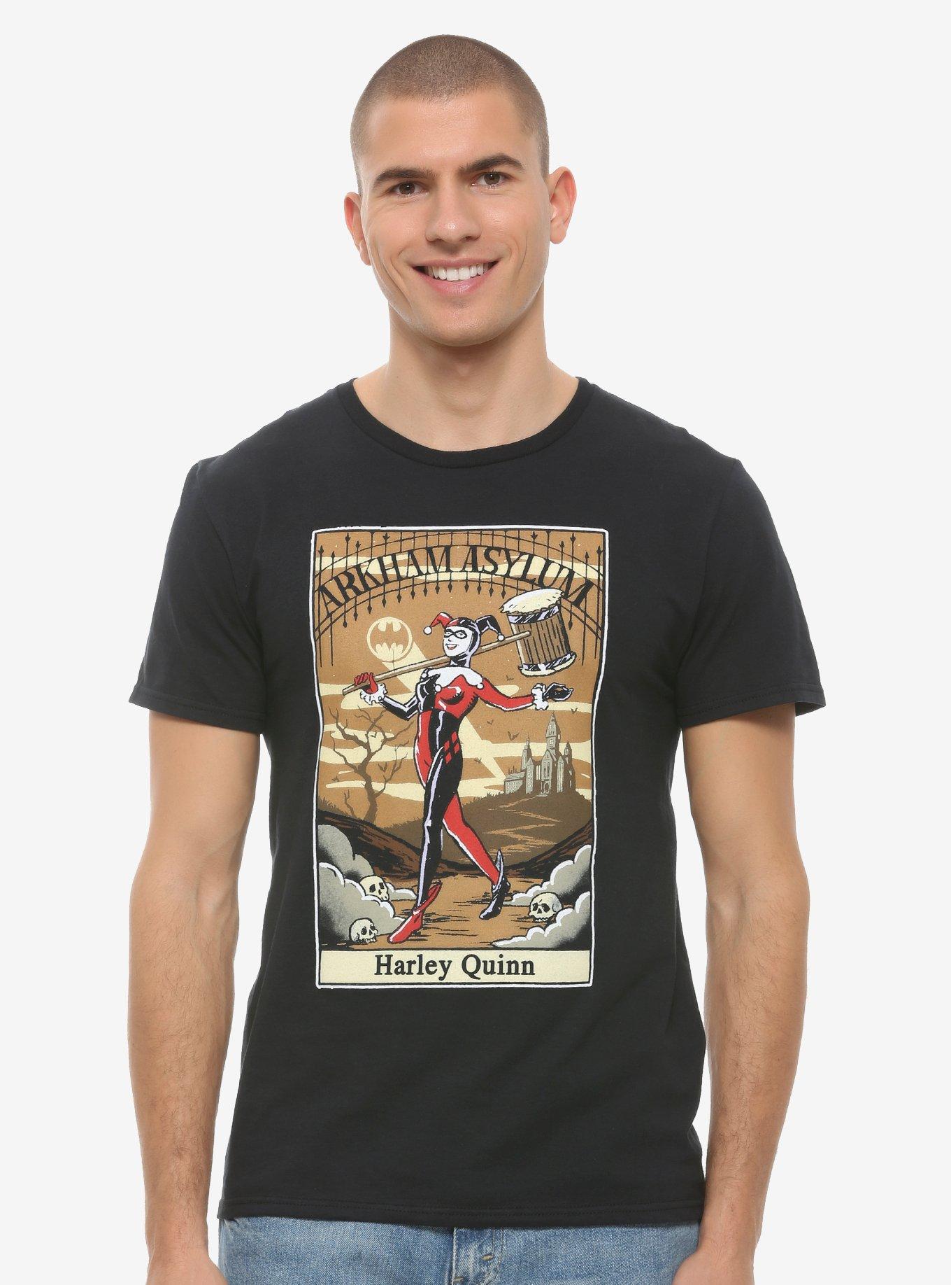 DC Comics Harley Quinn Tarot Card T-Shirt - BoxLunch Exclusive, ORANGE, hi-res