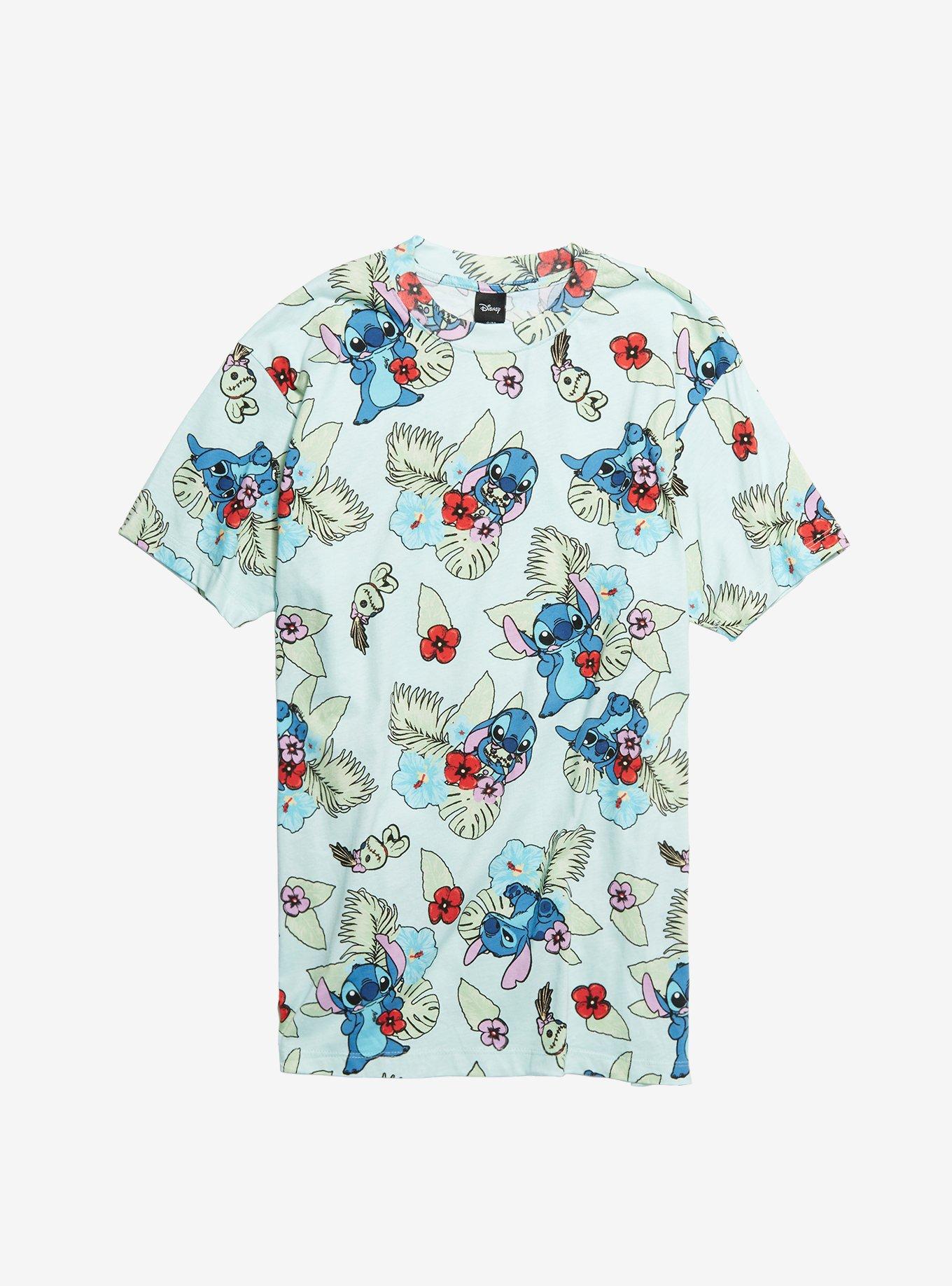 Disney Lilo & Stitch Scrump Floral Oversized Girls T-Shirt, MULTI, hi-res