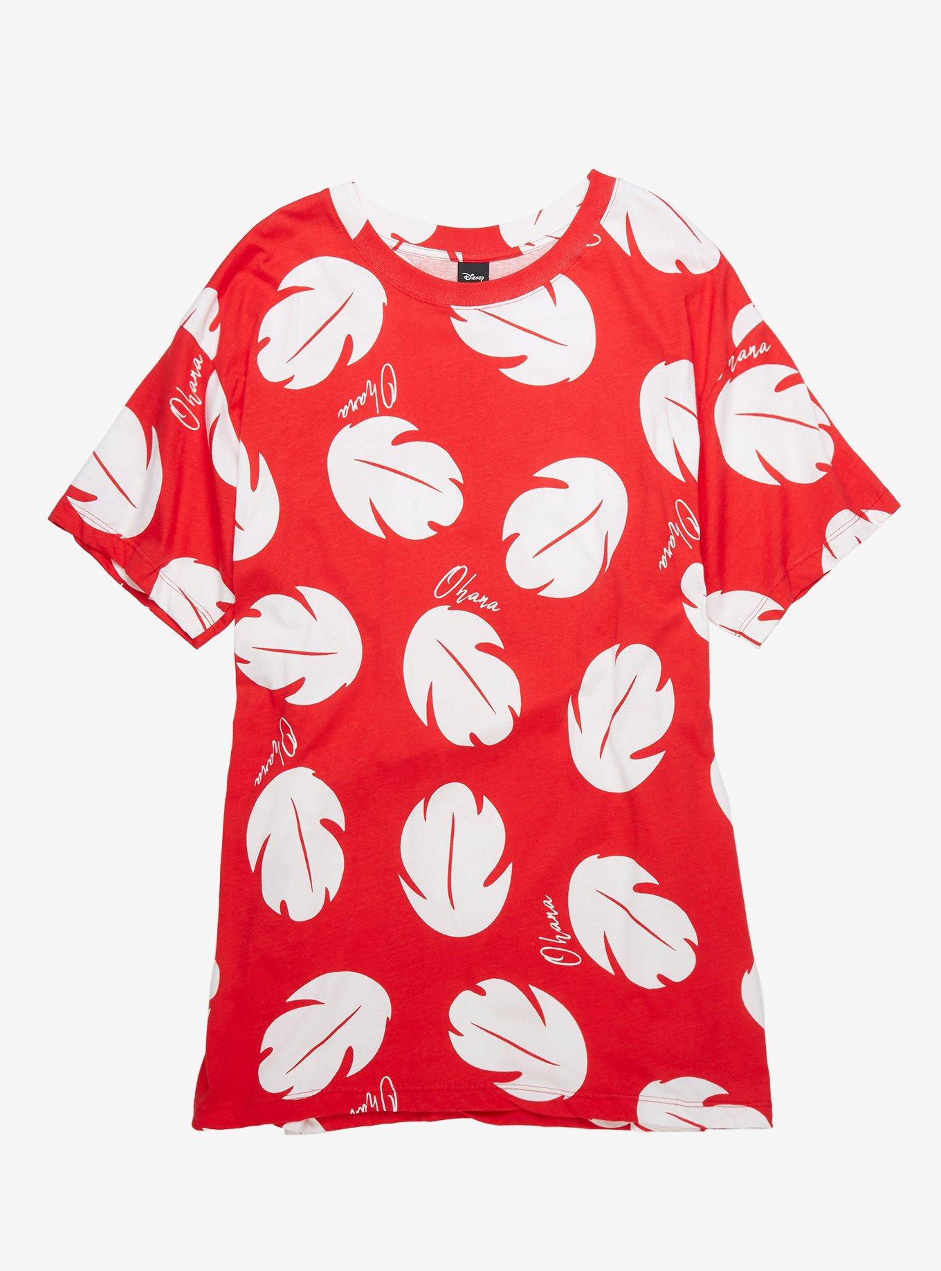 Lilo red hot sale shirt