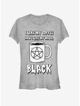 Black Coffee Magic Girls T-Shirt, ATH HTR, hi-res