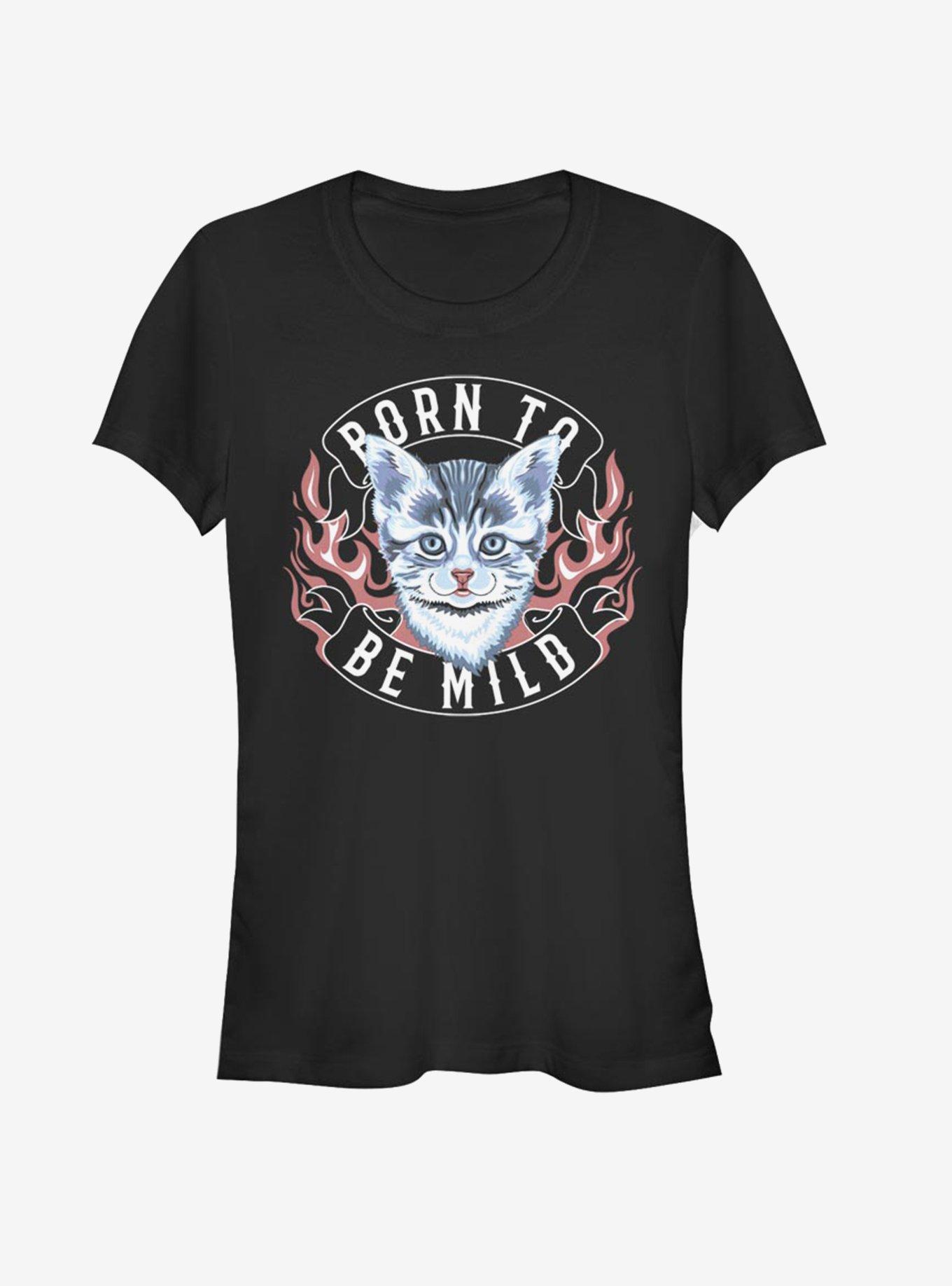 Born Mild Girls T-Shirt, BLACK, hi-res