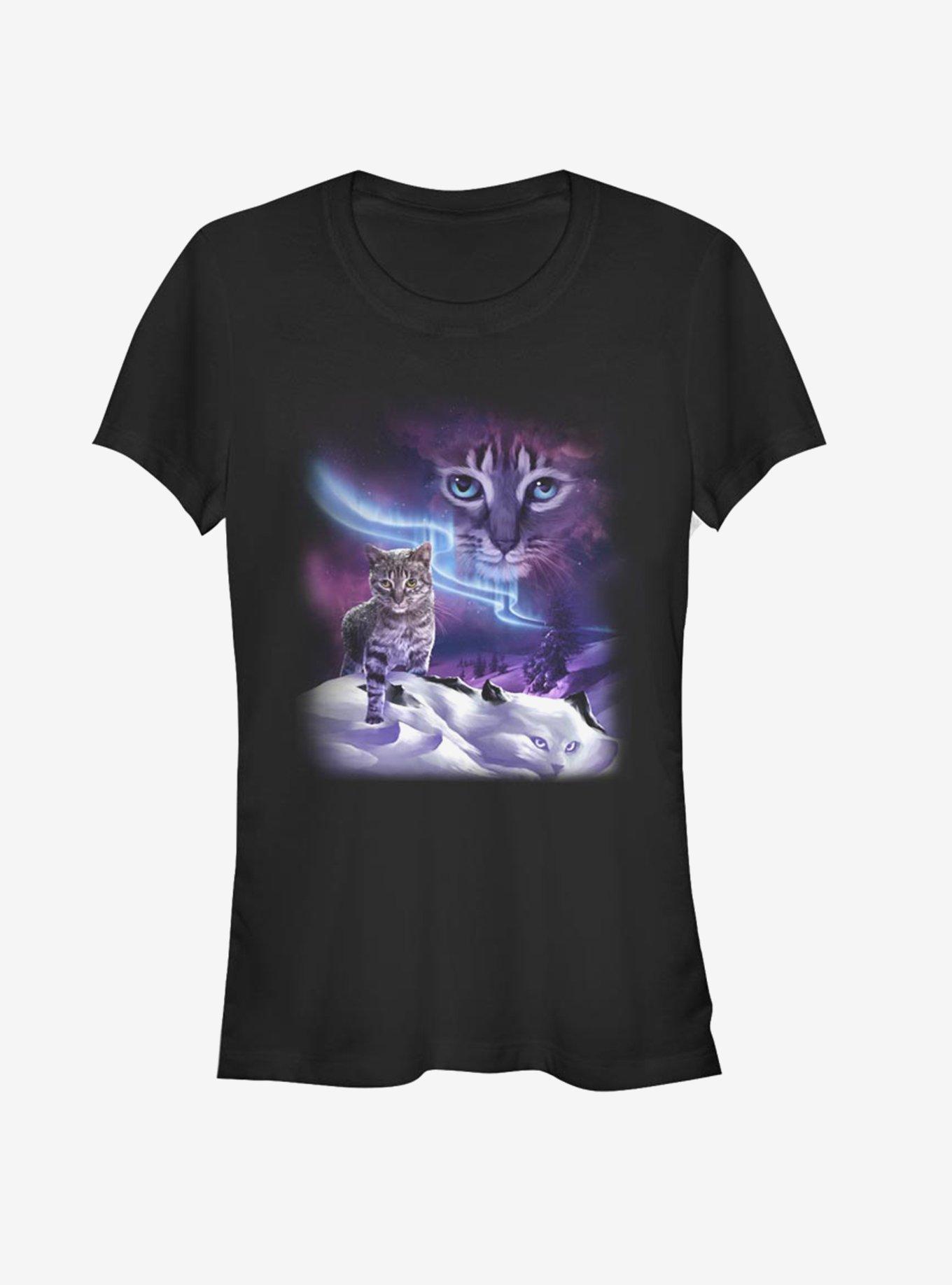 Cold Winter Night Girls T-Shirt, BLACK, hi-res