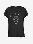 Virgo Astrology Sign Girls T-Shirt, BLACK, hi-res