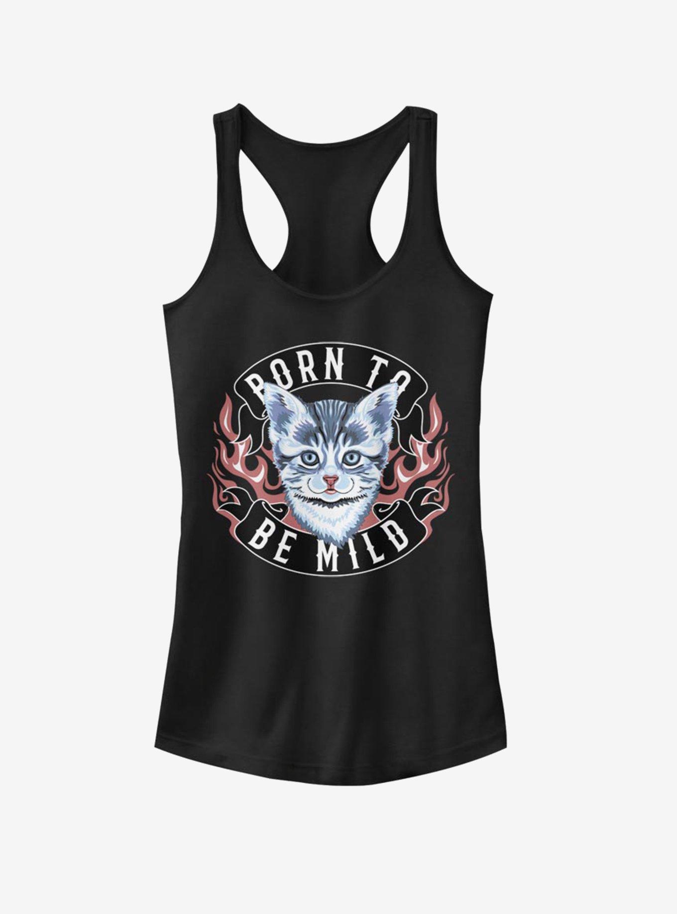 Born Mild Girls Tank, BLACK, hi-res