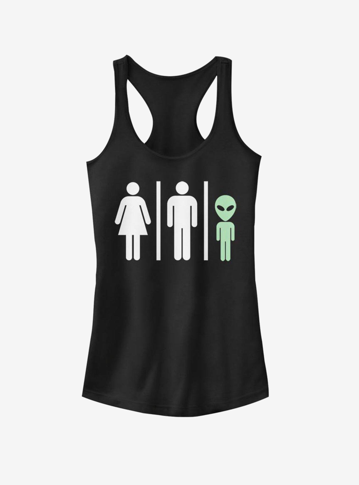 Bathroom Rules Alien Girls Tank