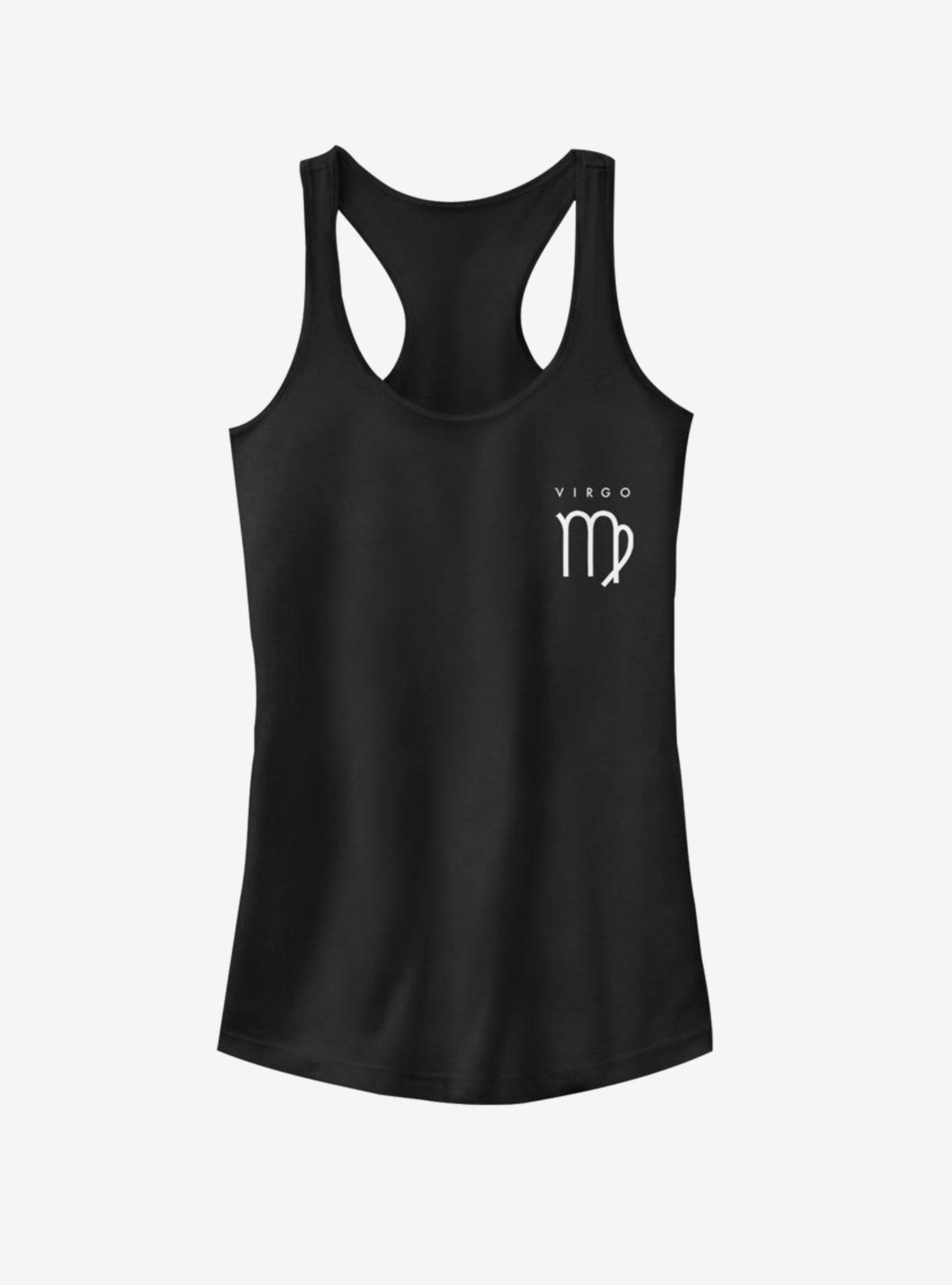 Virgo Astrology Sign Girls Tank, BLACK, hi-res