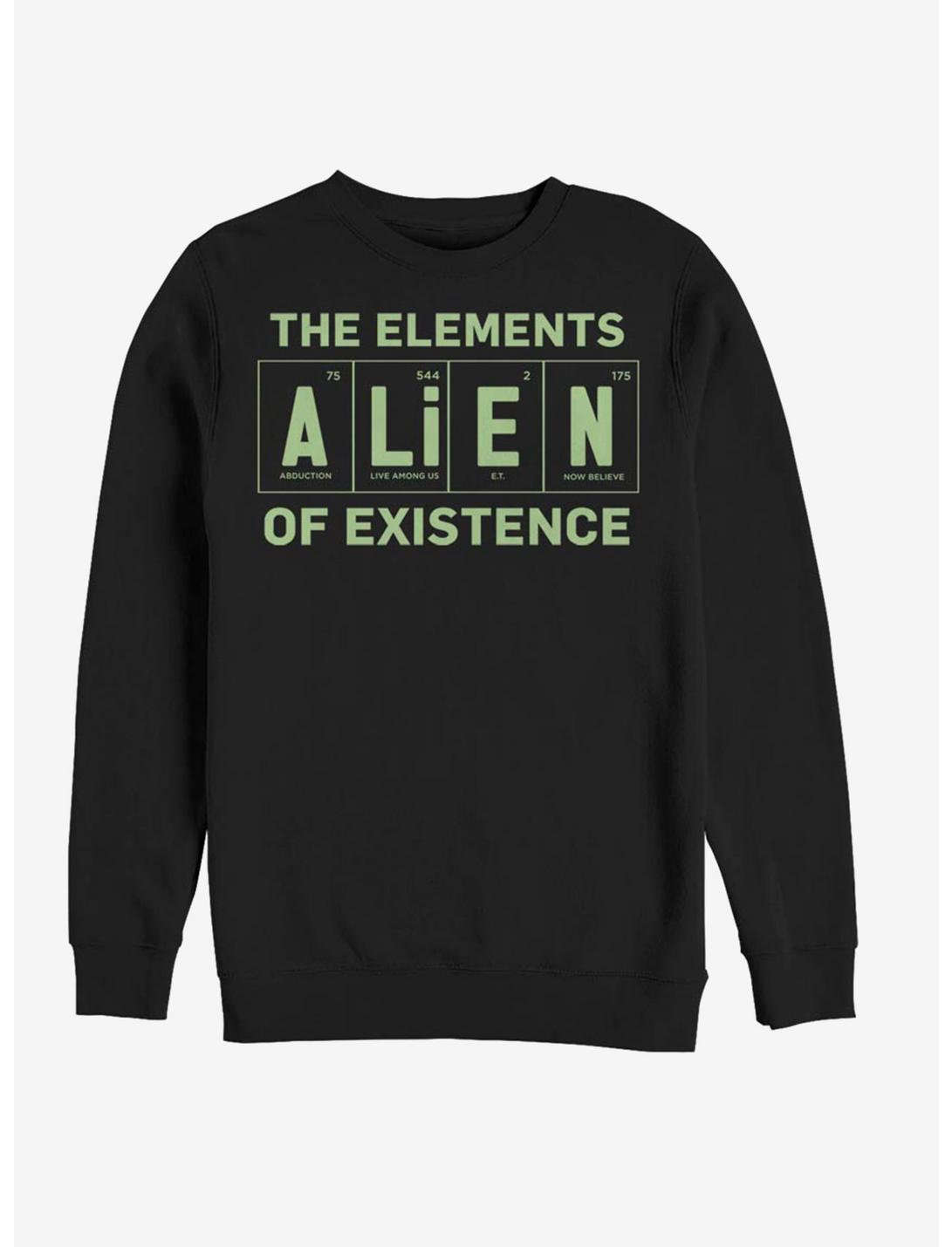 Alien Existence Element Sweatshirt, BLACK, hi-res