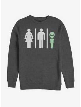 Bathroom Rules Alien Sweatshirt, , hi-res