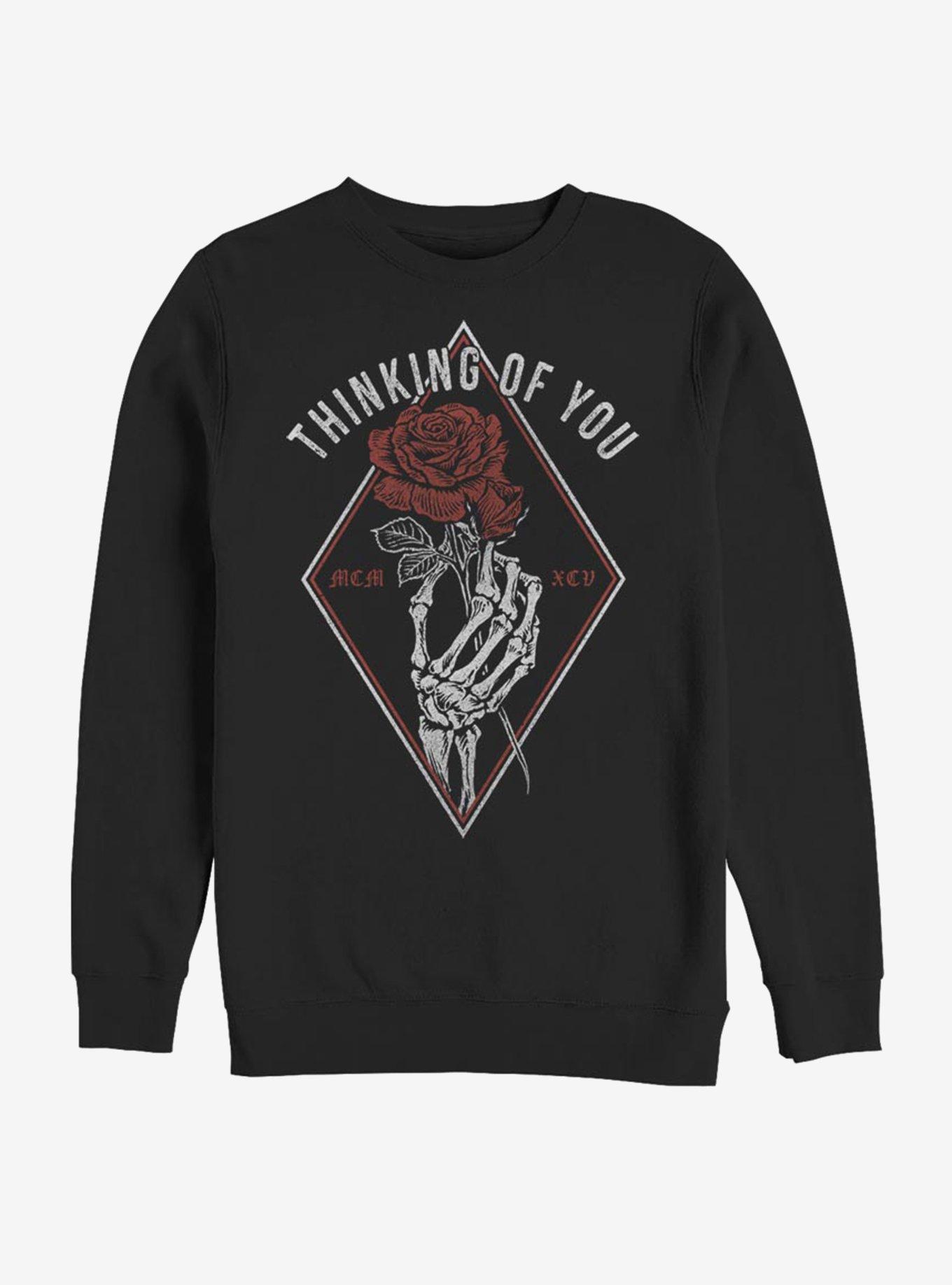 Thinking Of You Sweatshirt, BLACK, hi-res