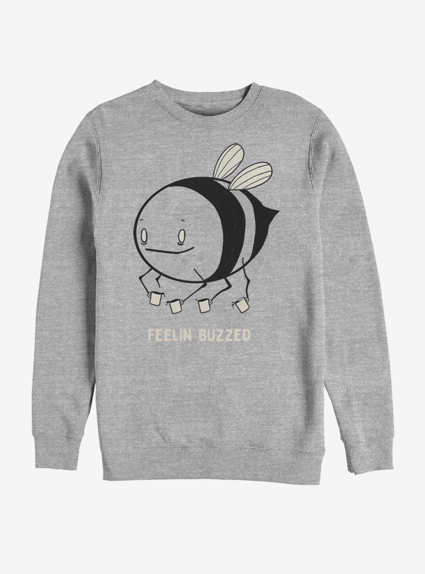 Feeling Buzzed Bee Sweatshirt, , hi-res