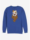 Lucky Cat Taiyaki Sweatshirt, ROYAL, hi-res