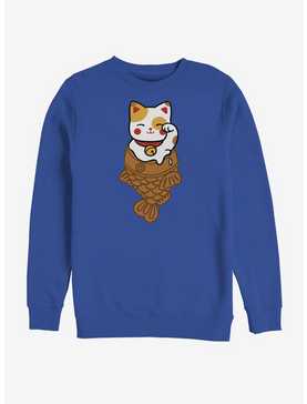 Lucky Cat Taiyaki Sweatshirt, , hi-res