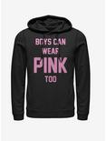 Boys Can Wear Pink Too Hoodie, BLACK, hi-res