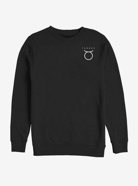 Taurus Astrology Sign Sweatshirt - BLACK | Hot Topic