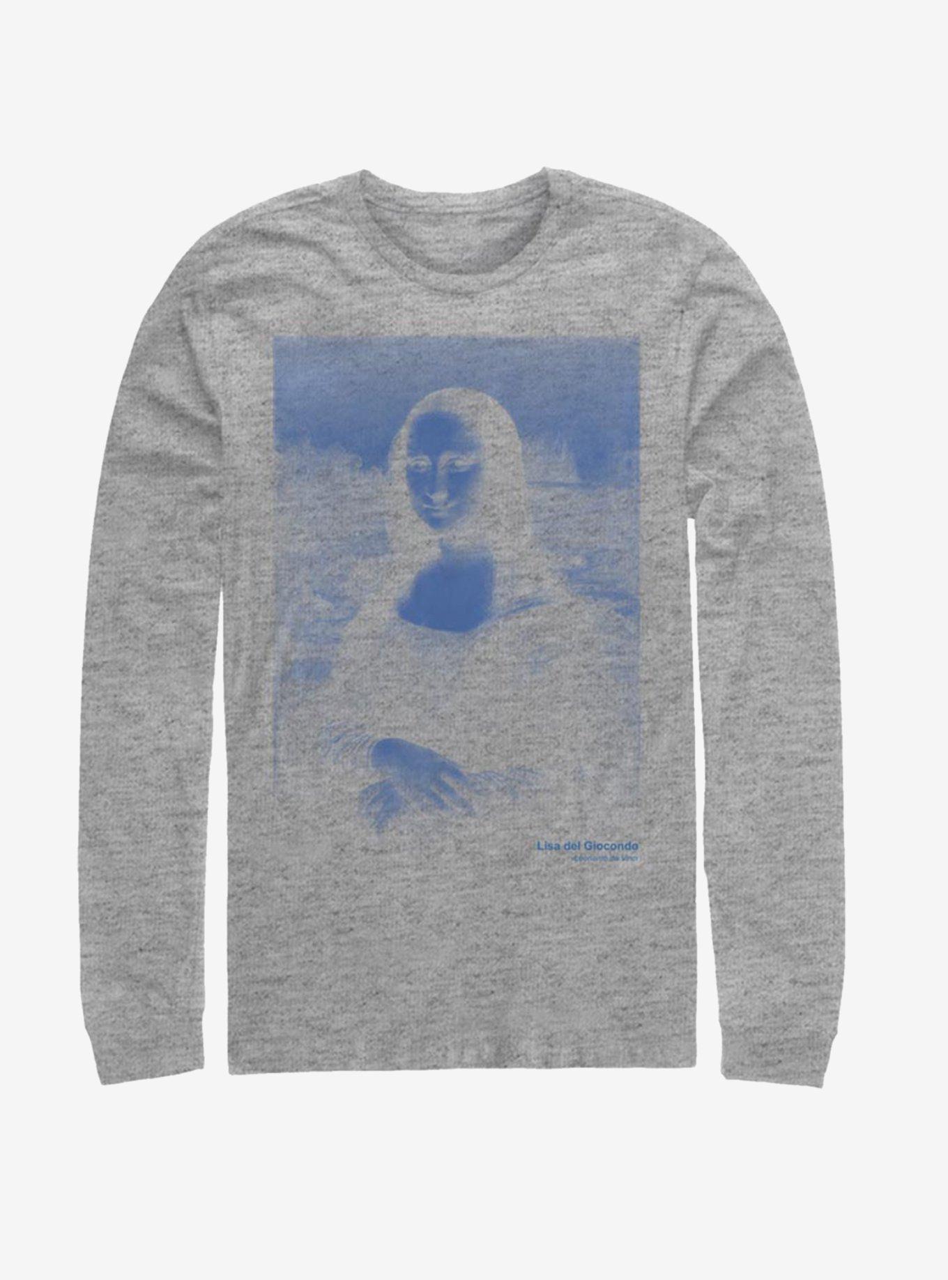 Mona Lisa X-Ray Long-Sleeve T-Shirt, ATH HTR, hi-res
