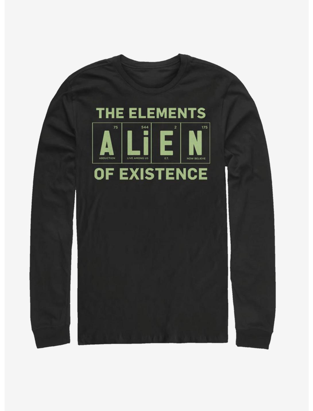 Alien Existence Element Long-Sleeve T-Shirt, BLACK, hi-res