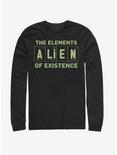 Alien Existence Element Long-Sleeve T-Shirt, BLACK, hi-res