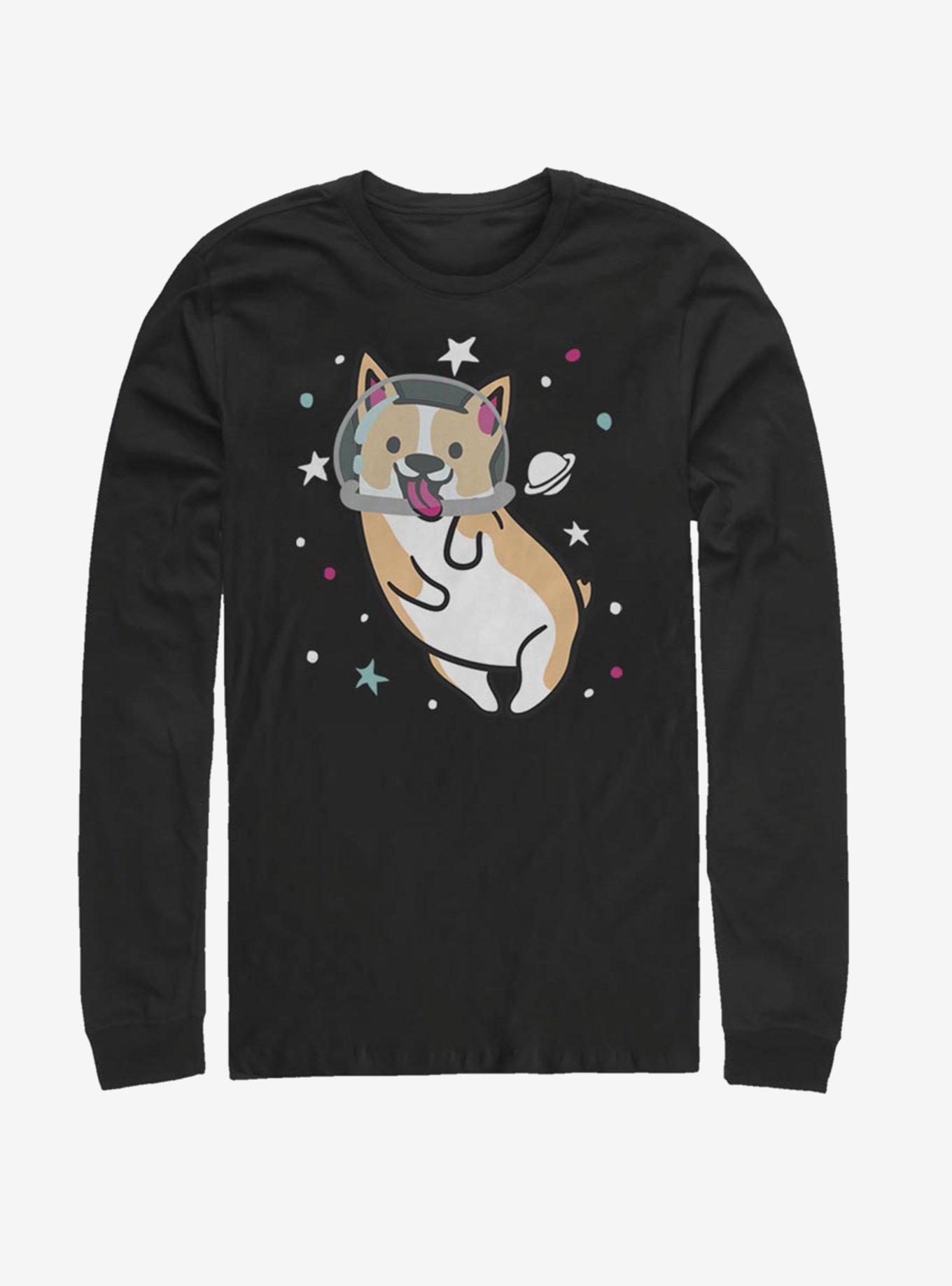 Space Corgi Long-Sleeve T-Shirt