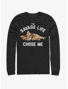 Savage Life Long-Sleeve T-Shirt, , hi-res