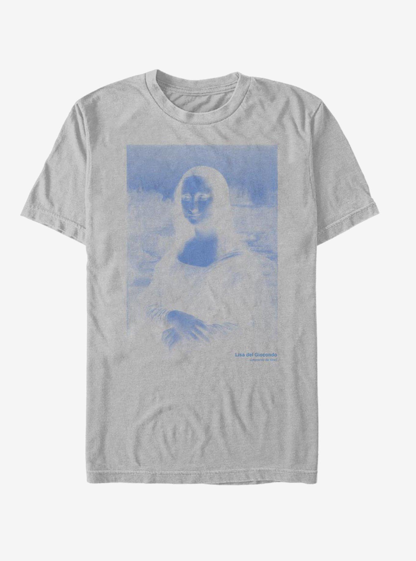 Mona Lisa X-Ray T-Shirt, SILVER, hi-res