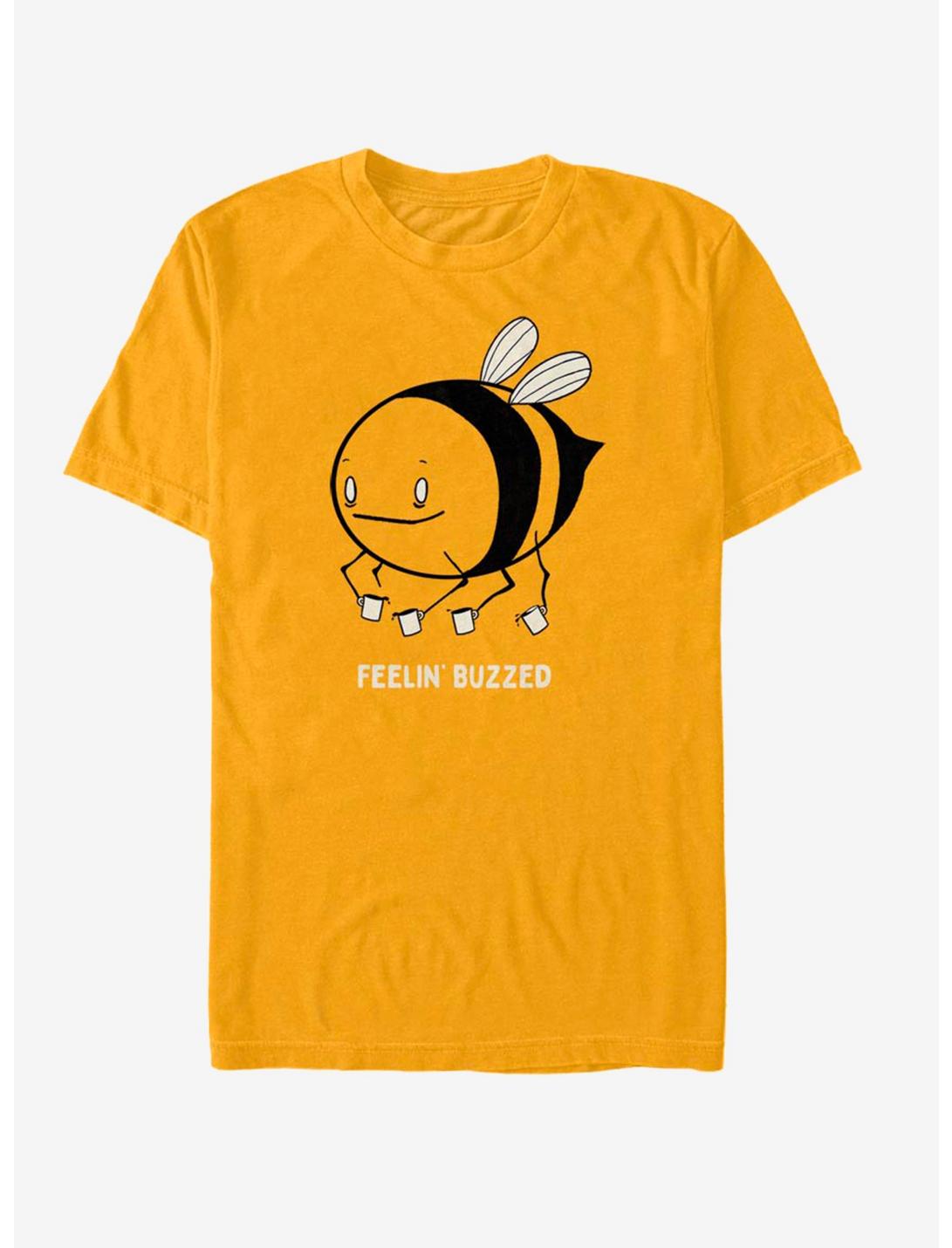 Feeling Buzzed Bee T-Shirt, GOLD, hi-res