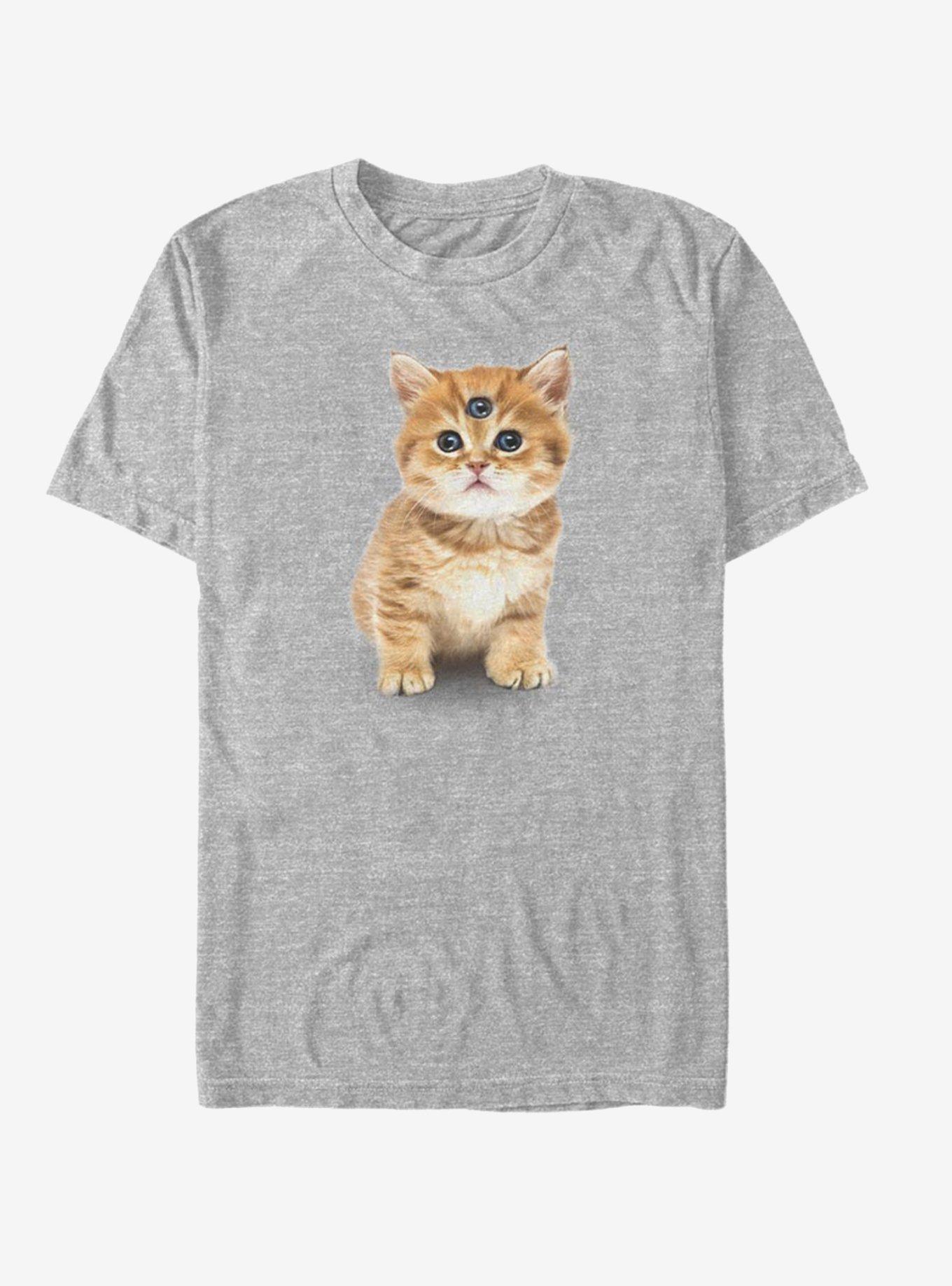 Catclops Three Eyed Kitten T-Shirt, , hi-res