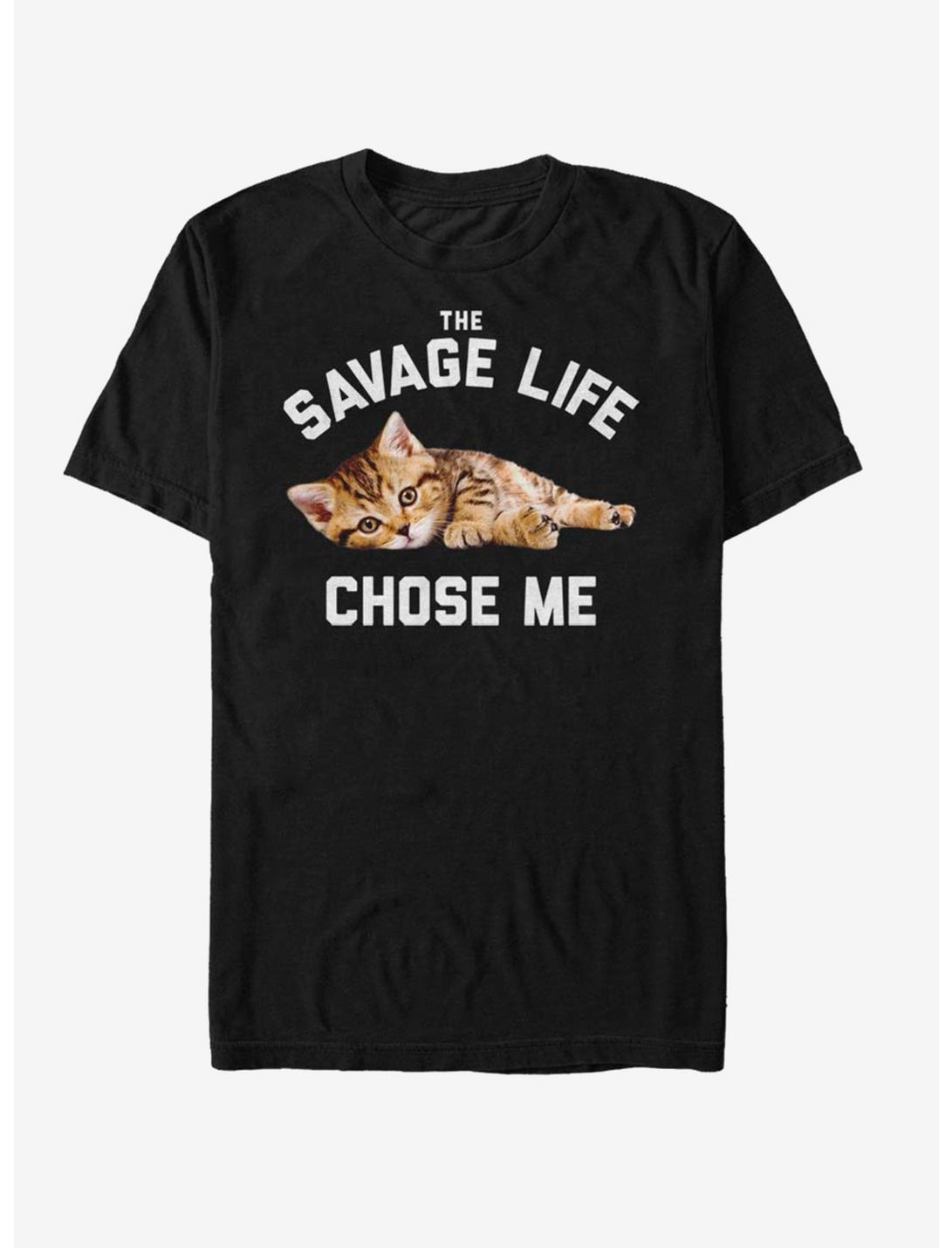 Savage Life T-Shirt, BLACK, hi-res