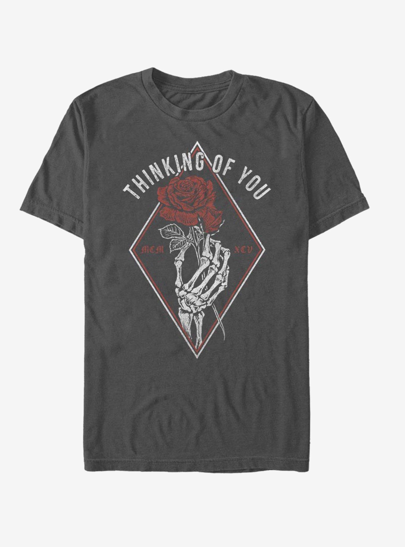 Thinking Of You T-Shirt, CHARCOAL, hi-res view 1