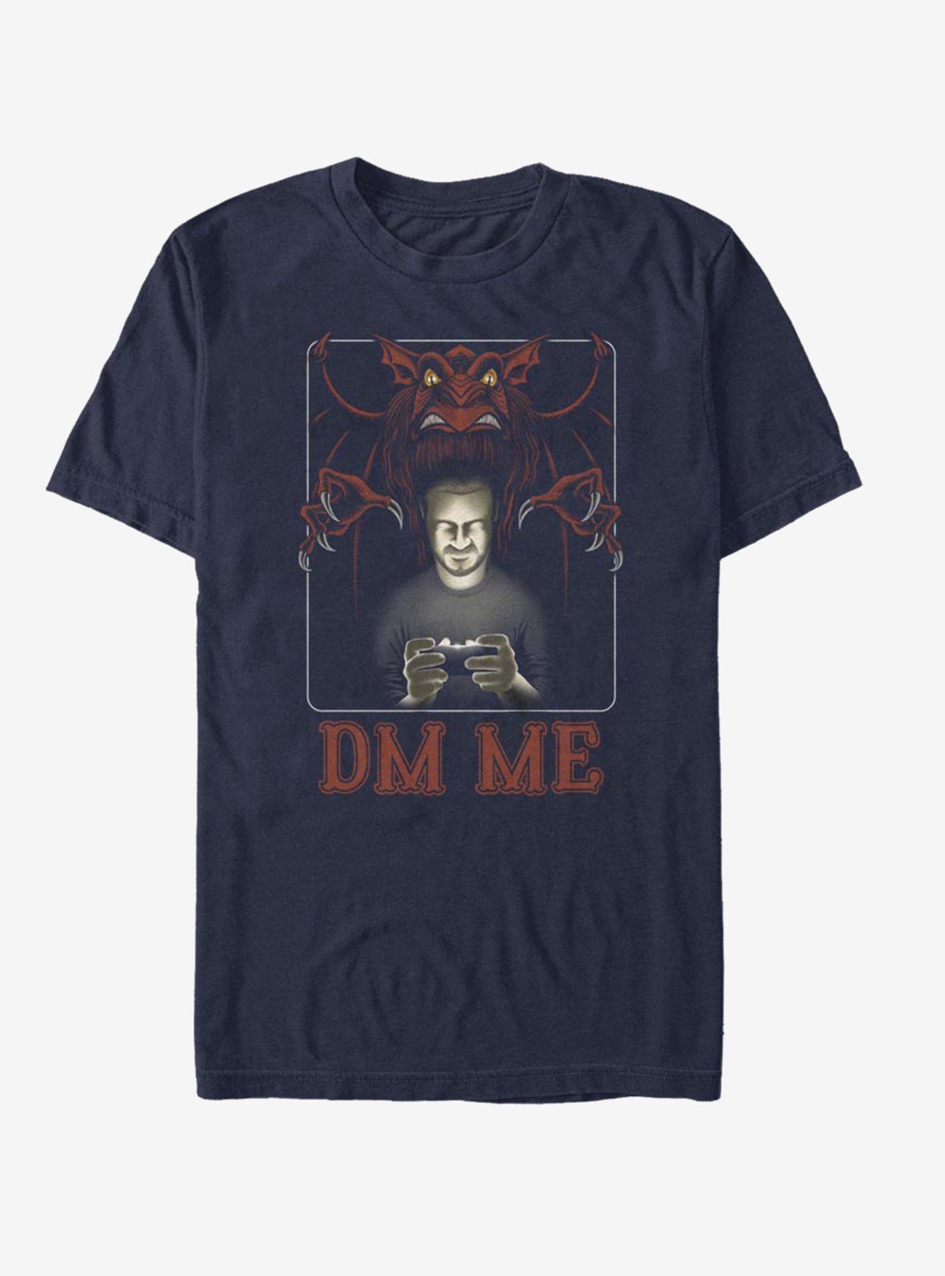 Wrong DM T-Shirt, NAVY, hi-res