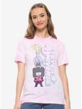 Steven Universe Chibi Gems Tie-Dye Women's T-Shirt, MULTI, hi-res
